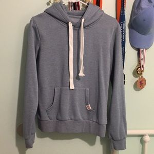 Blue hoodie